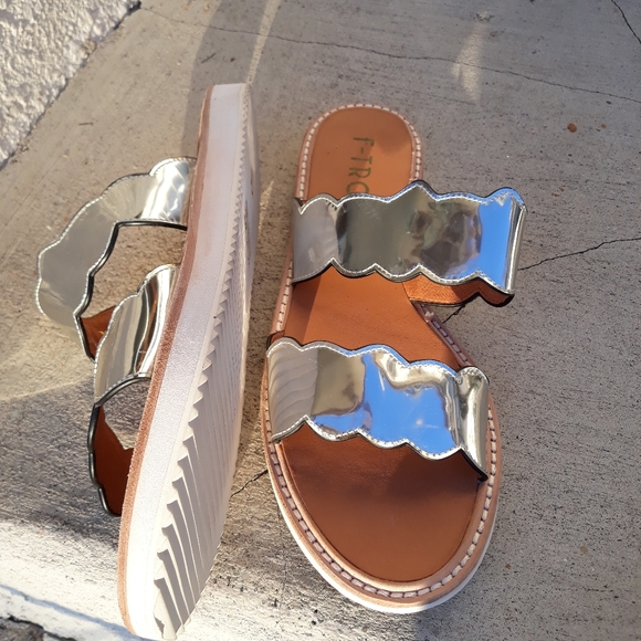 F-Troupe Wave Edge Slide Sandals - Picture 8 of 9